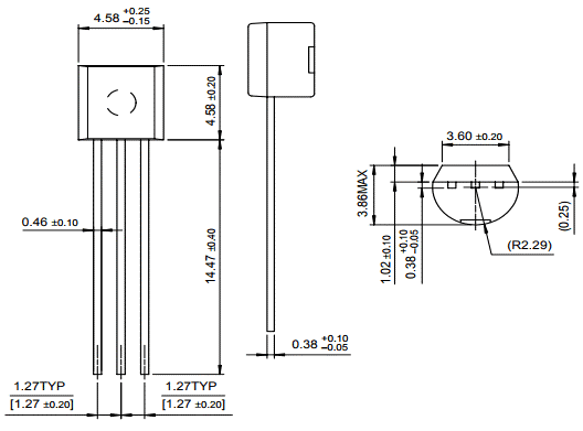 2SC1345的2D模型