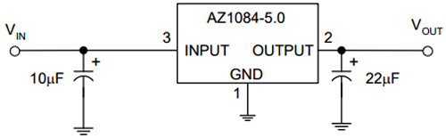 AZ1084固定式调节器