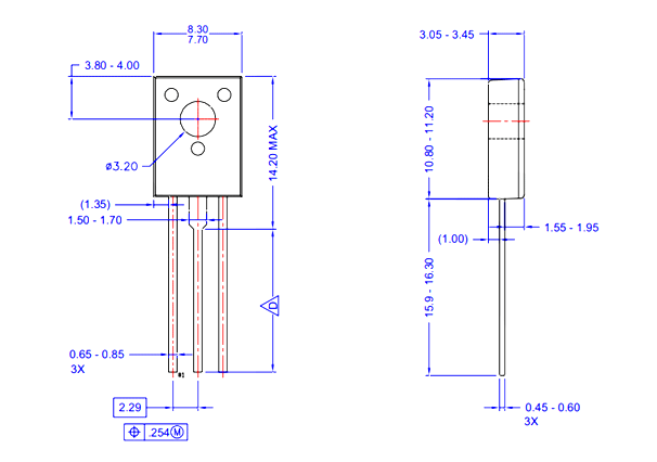 BD139-225尺寸