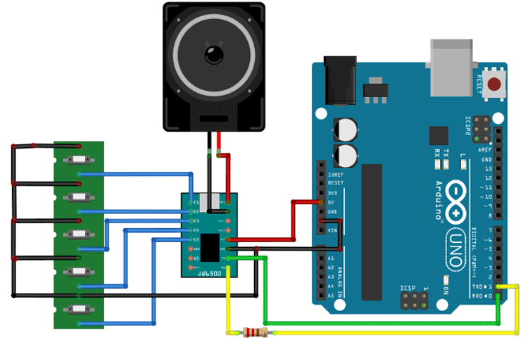 JQ6500 MP3播放器模块