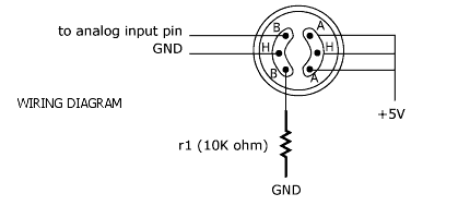 MQ-6气体传感器接线图