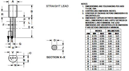 2N3819的PCB足迹