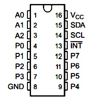 PCF8574 IC引出线