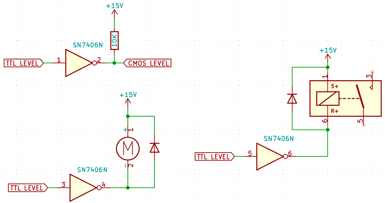 SN7406N应用电路图