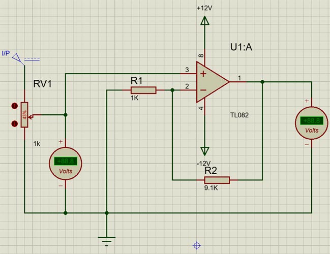 TL082 OP-AMP电路图